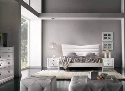 Luxury Bedroom Furniture Set: Bed with 2 Nightstands, Dresser, 6-Piece Furniture. New.